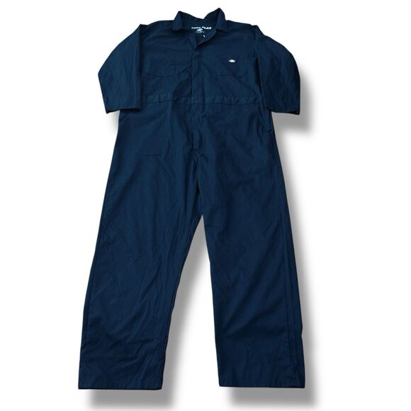 Dickies Coveralls Men’s Flex Blue 2XL Short Uniform‎ - Picture 1 of 13